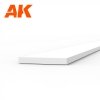 AK Interactive AK6511 STRIPS 0.50 X 4.00 X 350MM – STYRENE STRIP – (10 UNITS)